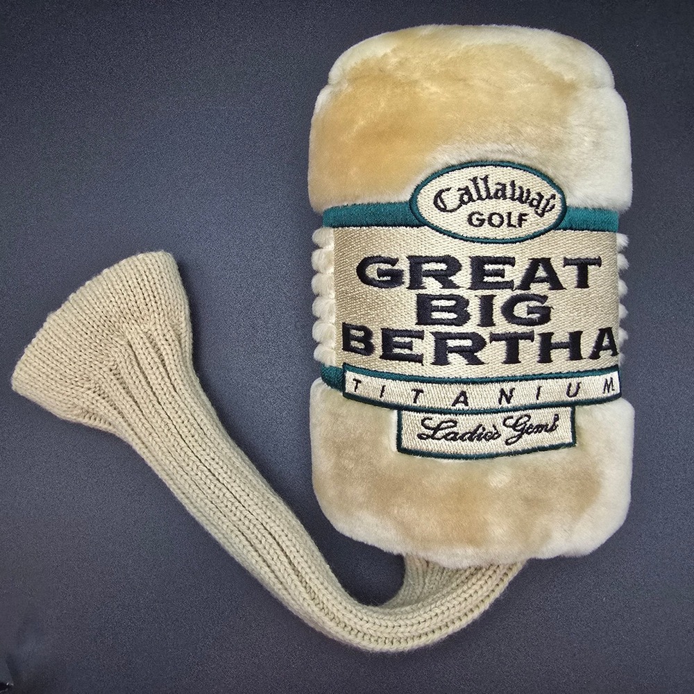 Callaway Great‎ Big Bertha Titanium Ladies Gems Driver Headcover #1 Wood Vintage - Picture 9 of 12
